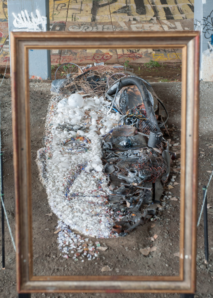 William Massey, Object of Ma(tt)n, 2ft x 10ft x 25ft, 2014